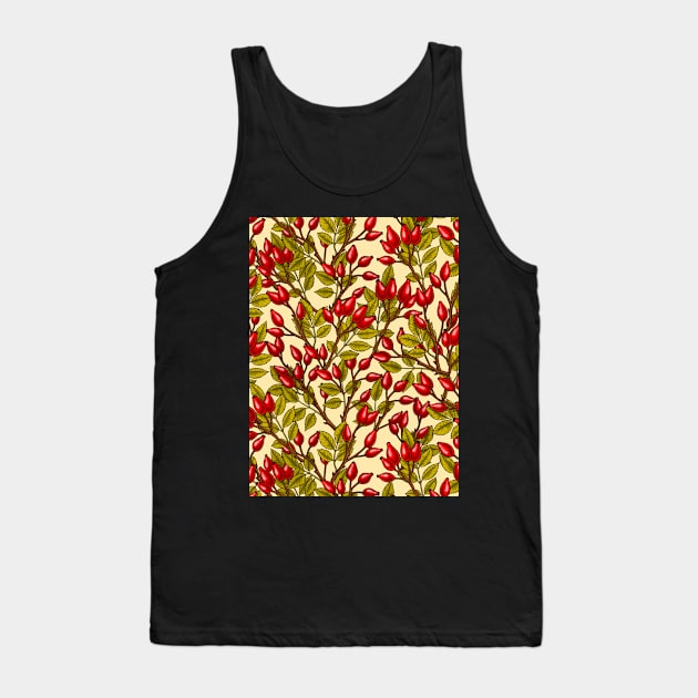 Rose hips Tank Top by katerinamk